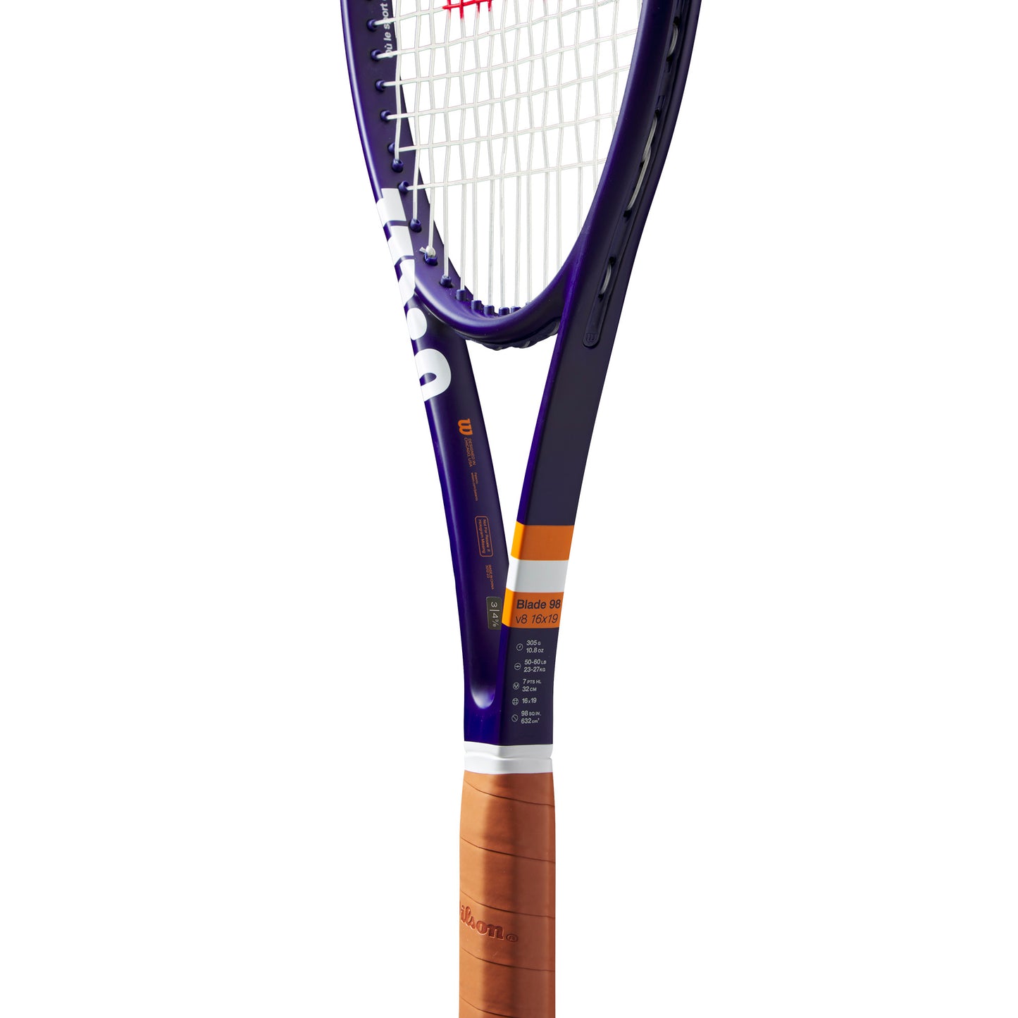 מחבט טניס | Blade 98 16X19 V8 Roland Garros