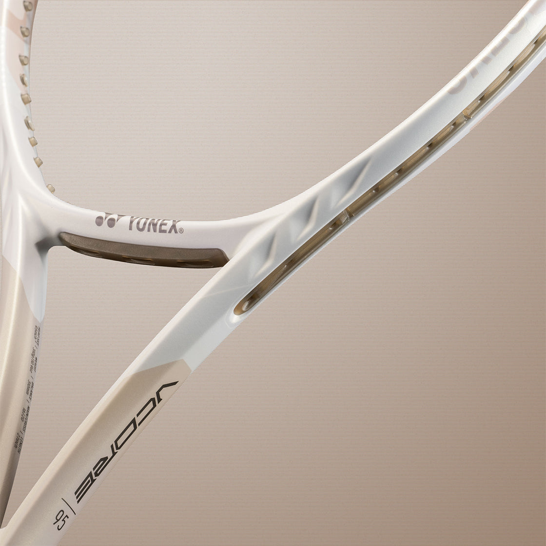 YONEX VCORE 100 300g (7th gen.) Sand beige Unstrung