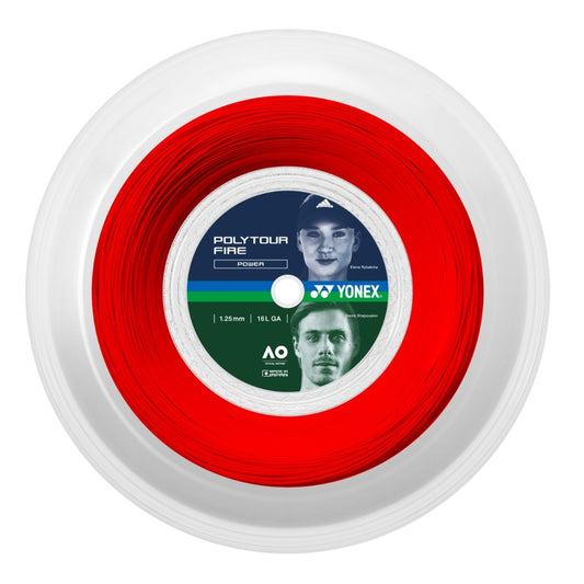 סליל גידים יונקס YONEX Poly Tour FIRE 1.25 (200 מ’)